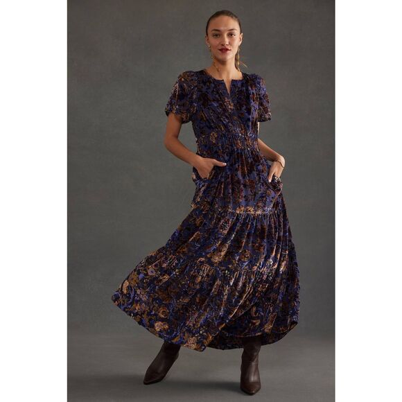 Anthropologie Somerset Maxi Dress Burnout Edition - Picture 1 of 11